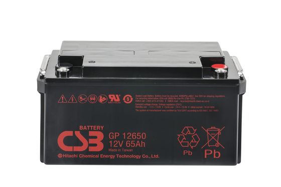 CSB GP12650 12V 65Ah Energy Storage Rechargeable VRLA 12V 65Ah CSB Battery