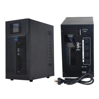3KVA / 2.1KW Γραμμικό διαδραστικό UPS Διπλός έλεγχος CPU Καθαρό κύμα sinus