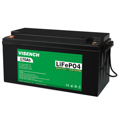 Ηλιακό Σύστημα Visench Lifepo4 Συσκευή μπαταριών Ιόντων Λιθίου Lifepo4 12V 170AH Μπαταρίες Ιόντων Λιθίου