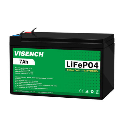 Βίσεντς OEM ODM Πρισματικό 12V 3000 Ζωή κύκλου 12.8V 7Ah Λιθιοϊον Lifepo4 μπαταρία