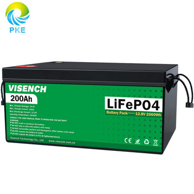 Η Visench απευθείας εργοστάσιο 12V 24V 100Ah 120Ah 200Ah Βαθύ 6000 κύκλους Ηλιακή ζωήpo4 επαναφορτιζόμενη μπαταρία αποθήκευσης ενέργειας ιόντων λιθίου