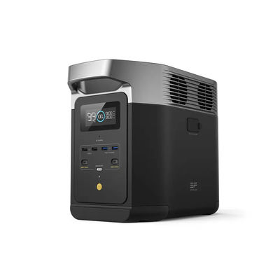 ECOFLOW 1024Wh LiFePO4 μπαταρία φορητό σταθμό ηλεκτρικής ενέργειας DELTA 2 γρήγορη φόρτιση AC 1800W για οικιακή χρήση