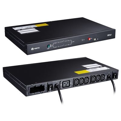 16A Τυποποιημένη κάρτα δικτύου IEC Socket Automatic Transfer Switch για το VERTIV UF-LTS16-1P