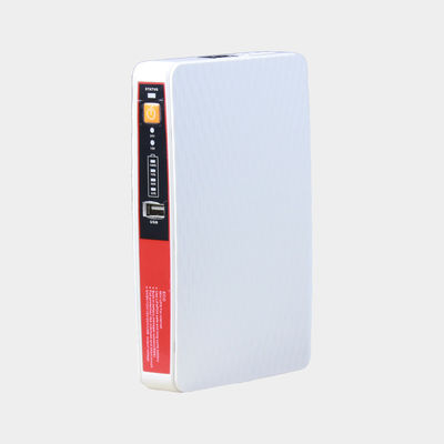 18W έξοδος ισχύος Μίνι UPS 8000mah 5V 9V 12V λευκή μπαταρία με προστασία προσαρμοστή
