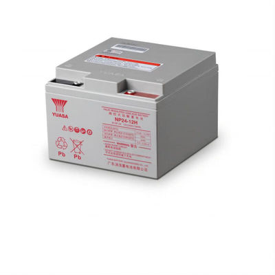 YUASA Np24-12 12V 24Ah Βέλτιστη αποθήκευση ενέργειας UPS Ηλιακό σύστημα και ηλεκτρική ενέργεια