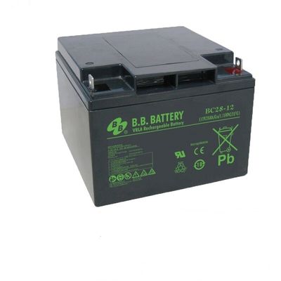 BB μπαταρία BC28-12 12V 28Ah Καλύτερη αποθήκευση ενέργειας Δωρεάν συντήρηση επαναφορτιζόμενη μπαταρία VRLA 28Ah για ηλεκτρική ενέργεια