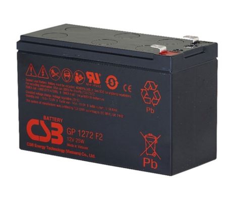 CSB GP1272 F2 12V 25W υψηλής απόδοσης, χωρίς συντήρηση, βαλβίδα ρυθμιζόμενη με μολύβι