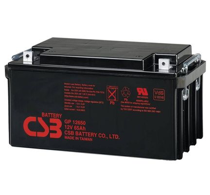 CSB GP12650 12V 65Ah Αποθήκευση ενέργειας επαναφορτιζόμενη VRLA 12V 65Ah μπαταρία CSB