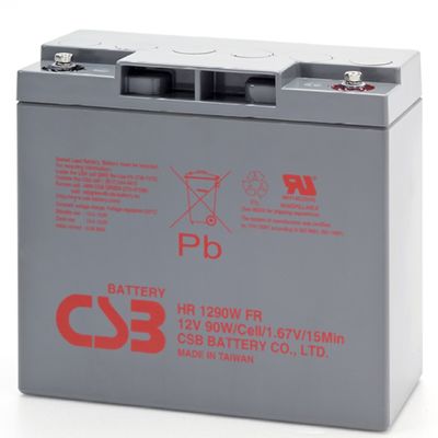Η μπαταρία HR1290W CSB μπαταρία 12V 90W επαναφορτιζόμενη μπαταρία με μολύβι χωρίς συντήρηση 12V 23Ah