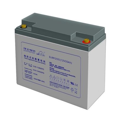 Τύπος μπαταρίας VRLA 12V 55AH Φορτιστέα μπαταρία UPS με μολύβι και οξύ για υποστήριξη