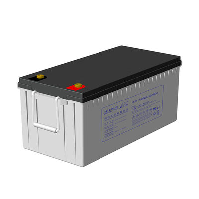 Χημικές μπαταρίες 12v 200ah Βαθύ κύκλο Αποθήκευση ενέργειας Συντήρηση επαναφορτιζόμενη Σφραγισμένη μπαταρία ζελιού οξέος μολύβδου για ηλεκτρονικά συστήματα