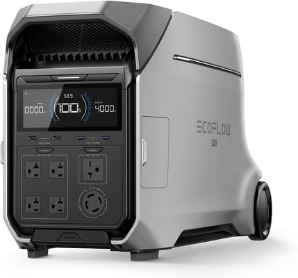 Ηλιακή γεννήτρια 4000wh Ecoflow Delta PRO 3 120/240V 4000W AC έξοδος, φορητό σταθμό ηλεκτρικής ενέργειας για οικιακή χρήση