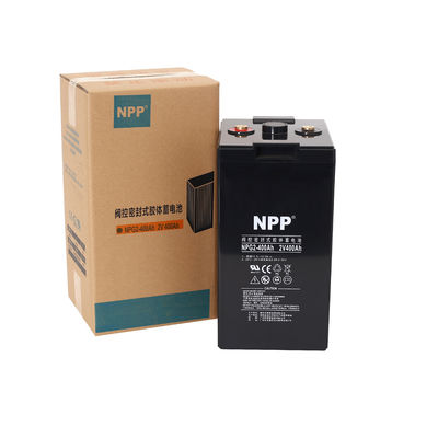 Υψηλής ποιότητας πυρηνικό σταθμό NPG2-400Ah Υψηλής απόδοσης επαναφορτιζόμενη μπαταρία μολύβδου 2V 400Ah μπαταρία τζελ για υποστήριξη ενέργειας