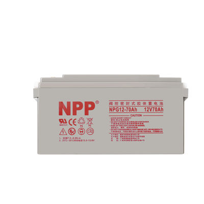 Βαθύ κύκλο 12V 70ah 100ah επαναφορτιζόμενη βαλβίδα ρυθμιζόμενη με τζελ μπαταρία μολύβδου για αποθήκευση ενέργειας