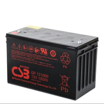 12V 100Ah CSB GPL121000 Απαλλαγμένη από συντήρηση σφραγισμένη μπαταρία μολύβδου-οξέος για μακρά διάρκεια